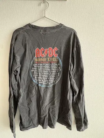 AC/DC 긴팔 티셔츠