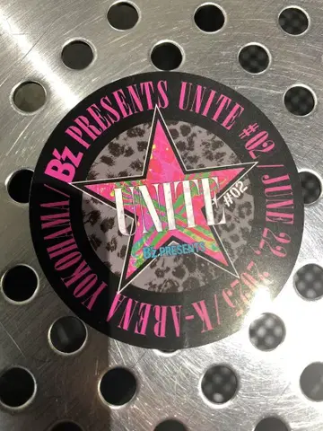 로고 스티커 UNITE2 호르몬 B'z 6/22 회장 한정판
