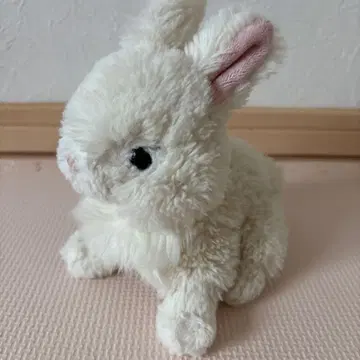 모후모후 토끼 봉제 인형 화이트