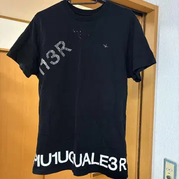 PIU1UGUALE3 Relax 블랙 티셔츠 L 큐빅