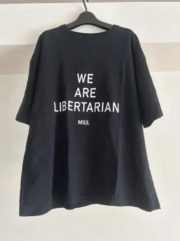 M53 블랙 티셔츠 WE ARE LIBERTARIAN