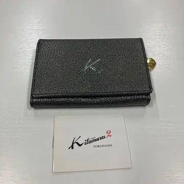 Kitamura 2 그레이 2단 폴더형 지갑