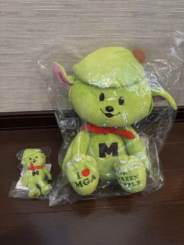 미세스 그린 애플 메멜 봉제 인형, 키링 세트 미사용 새상품 MGA