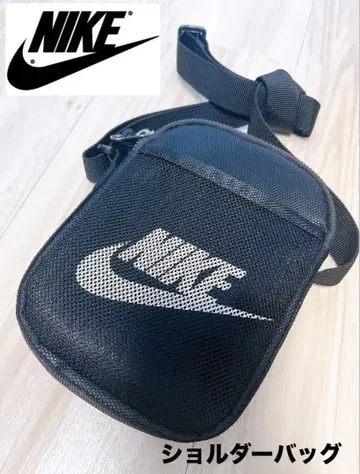 나이키 숄더백 블랙 메쉬