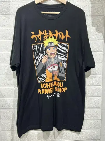 나루토 티셔츠 2XL 이치라쿠 라면 샵