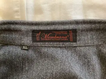 Membrana 그레이 긴팔 셔츠 XL