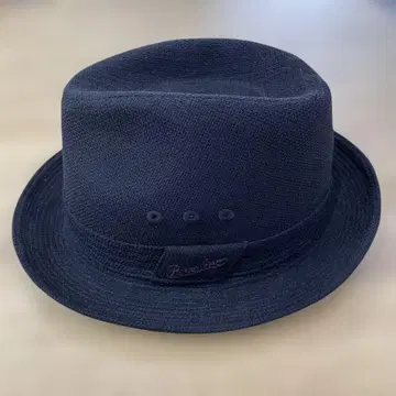 볼사리노 블랙 페도라 햇 56cm