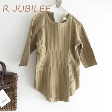 R JUBILEE R JUBILEE 리브 티셔츠 브라운
