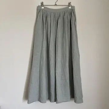DAMA 린넨 100% 개더 스커트