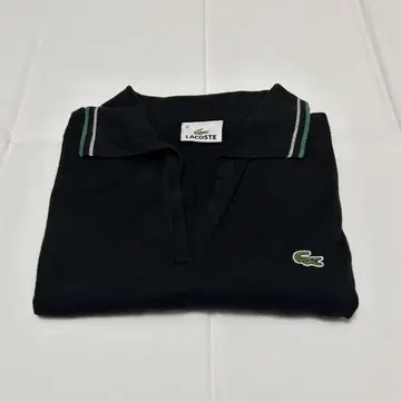 LACOSTE 라코스테 티셔츠 피케 셔츠 반팔 블랙