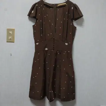 leur logette 도트 무늬 올인원