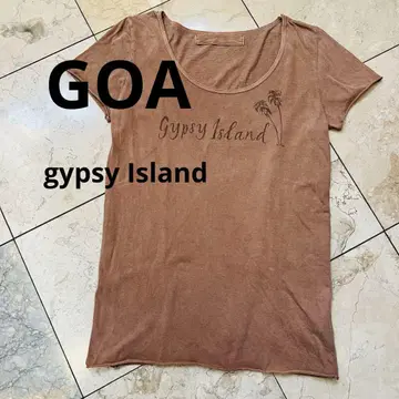 [goa] 고아 Gypsy Island 반팔 티셔츠 브라운 상의