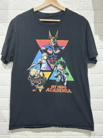 My Hero Academia 티셔츠 블랙