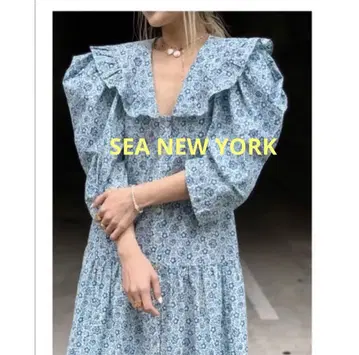 시뉴욕 원피스 꽃무늬 sea new york