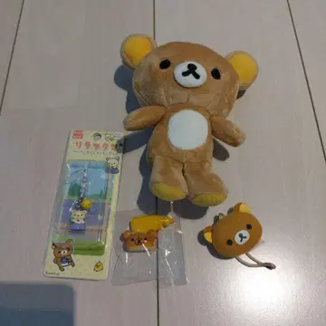 리락쿠마 미니어처 후드 홋카이도 한정 네자케 스트랩 봉제 인형