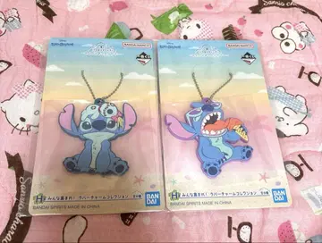 릴로 & 스티치 제일복권 H상 러버 참 컬렉션 스티치 2종