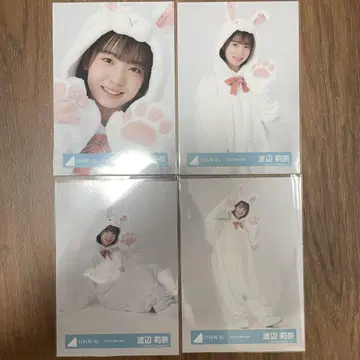 히나타자카46 브로마이드 와타나베 리나 컴프 동물 인형옷