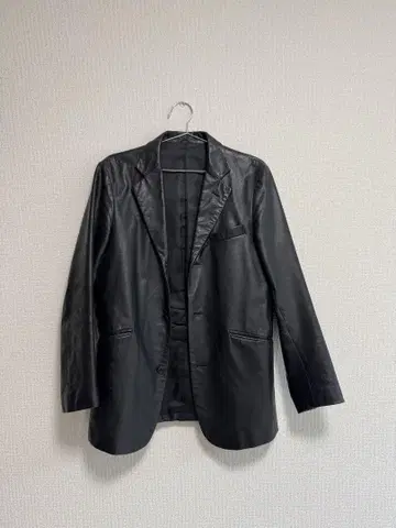 REATS TAILOR ZAZOUS 블랙 가죽 자켓 M