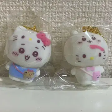 치이카와 산리오 시크릿 플로키 마스코트 참 키티