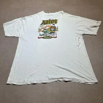 Crazy shirt tequila 데킬라 티셔츠 반팔 화이트 USA제