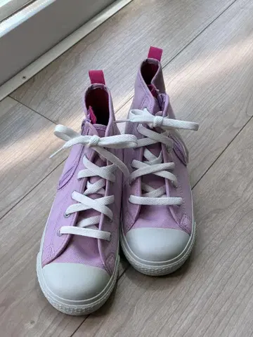 ALL STAR 핑크 하이컷 스니커즈