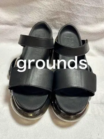 그라운드 / MOOPIE 가죽 샌들