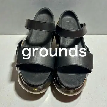 그라운드 / MOOPIE 가죽 샌들