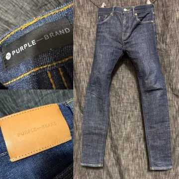 PURPLE BRAND P001-RAI 데님 청바지 인디고
