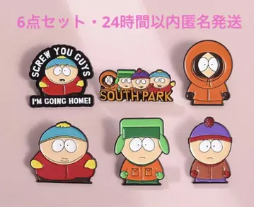 사우스 파크 핀 배지 6개 세트 SOUTH PARK