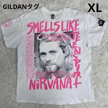 GILDAN 티셔츠 커트 코베인 블루스 웨버 스타일 Nirvana XL