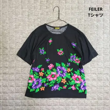 FEILER 페이러 티셔츠 L 꽃무늬
