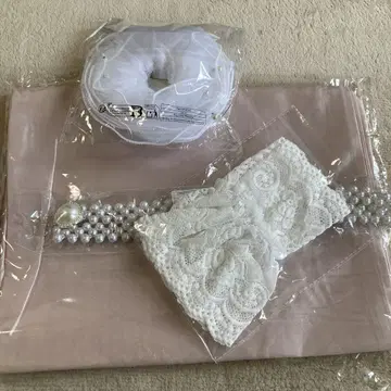 병자 오비 레이스 오비 장식 천 펄 허리띠 레이스 암커버