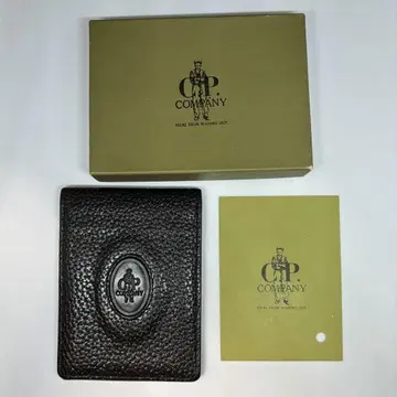 C.P. COMPANY 씨피 컴퍼니 두겹 패스 케이스 블랙