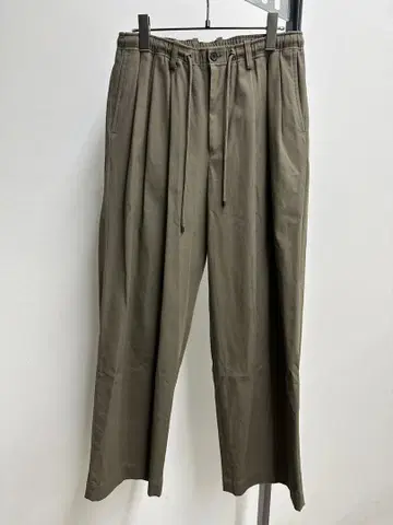 MARKAWARE 카키 와이드 팬츠