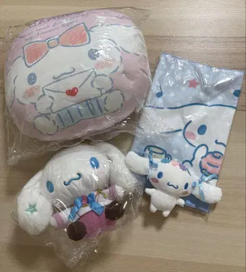 Sanrio 시나모롤 타월 쿠션 봉제 인형