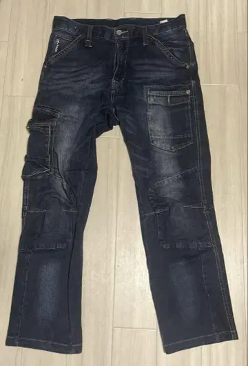 아이즈 프론티어 카고 데님 팬츠 작업옷 수봉