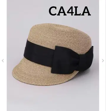 CA4LA 리본이 달린 헌팅 캡 새상품급