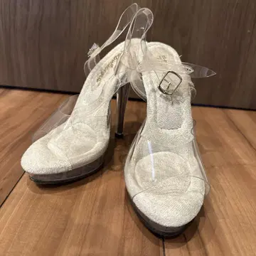 대회용] Fabulicious 클리어 오픈토 하이힐