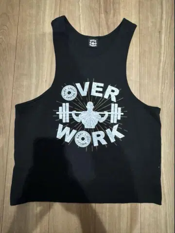 Over work 사이어맨 탱크탑