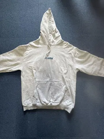 XLARGE 후드 부착 후드티 베이지