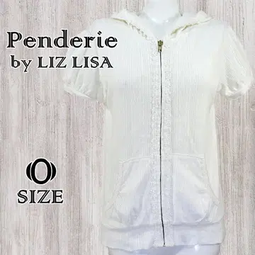 LIZ LISA Penderie 후드 부착 후드티 화이트 O 사이즈