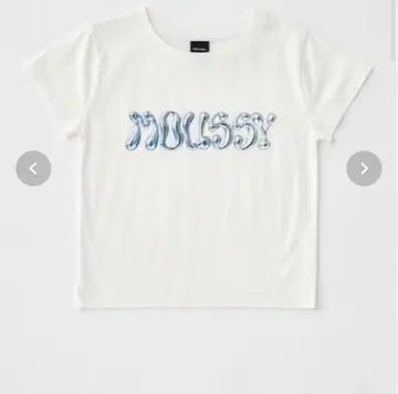 MOUSSY 티셔츠 화이트 여름
