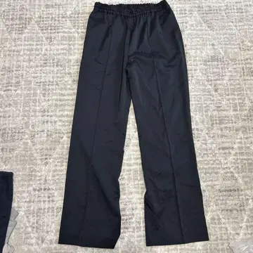 Spick & Span 블랙 슬랙스 38