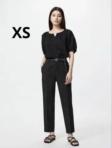 유니클로 스마트 앵클 팬츠 XS 블랙