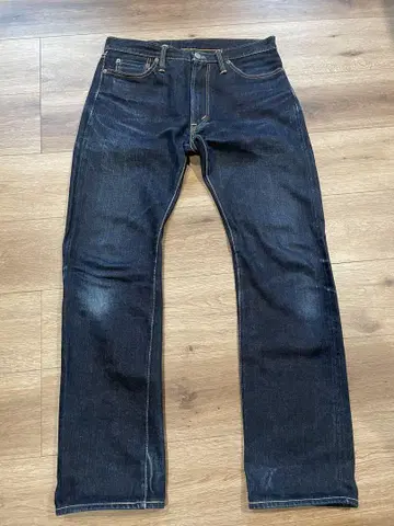 THE FLAT HEAD JP 3001 다크 데님, 빈티지 32인치