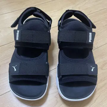 Puma 블랙 스포츠 샌들 유니섹스