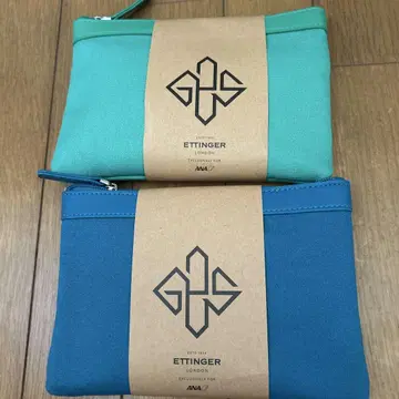 ETTINGER 캔버스 파우치 2종 세트
