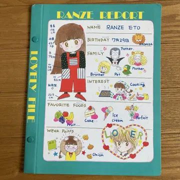 리본 부록 토키메키 투나이트 러블리 파일 쇼와 레트로 당시의 물건