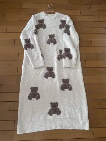 젤라또피케 베어 자카드 드레스 원피스 룸웨어