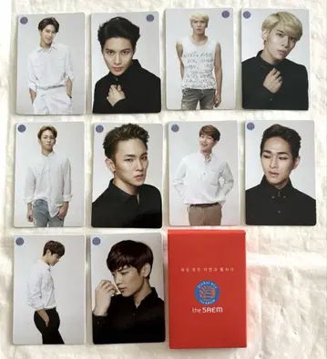 the SAEM 트레이딩 카드 세트 SHINee